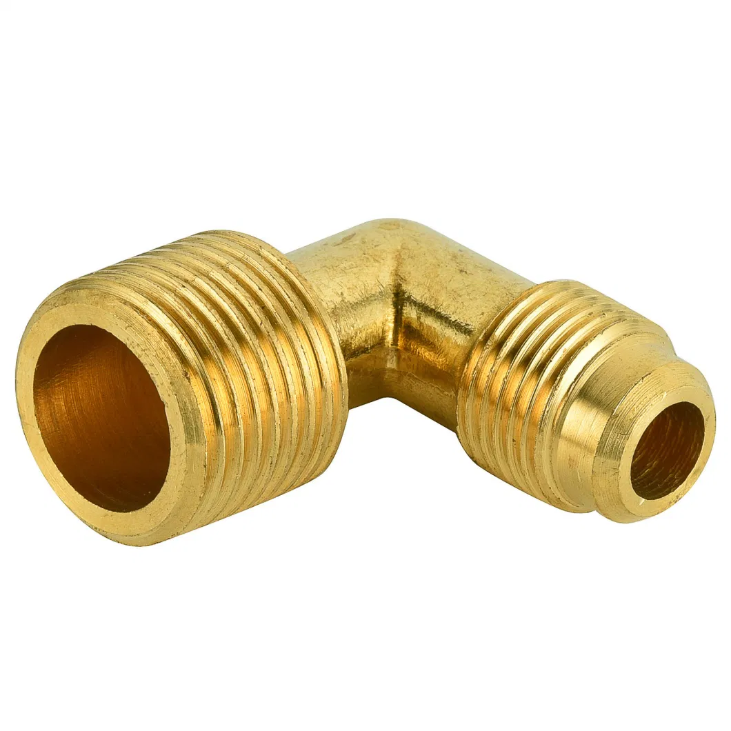 Flared Female Connector Flare to Female Connector, SAE 45 Degree Flared Fittings, Air Brake Brass Fittings