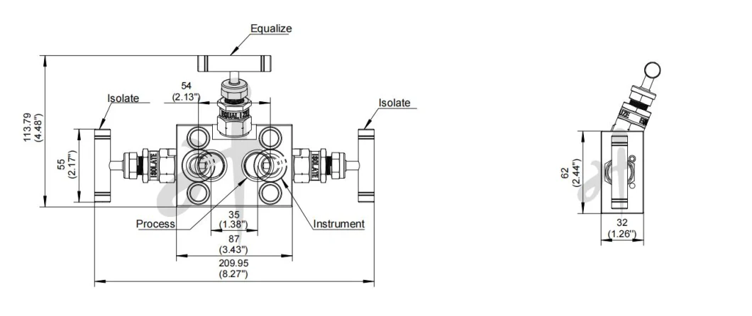 Valve Manifold 6000psi 316 Ss