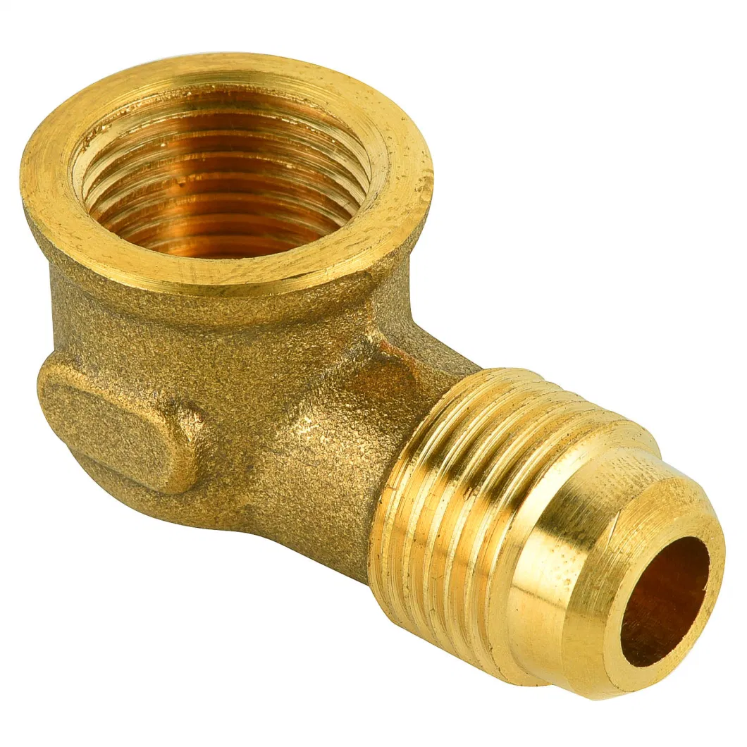 Threaded Flared Short Pol Hose End Brass Copper Pipe Hose Nipple Fitting