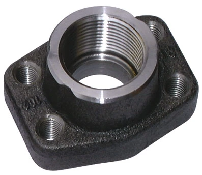 Contador de flange SAE com solda de topo em aço inoxidável com 3000psi.